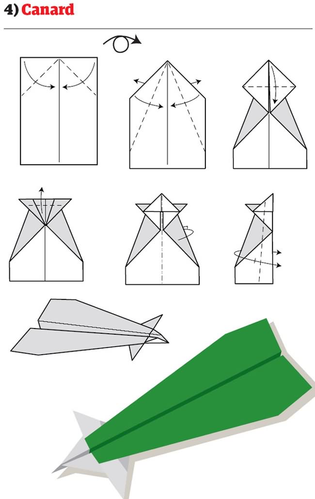 战斗机的折法 纸飞机图片